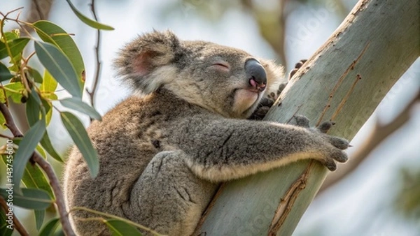 Fototapeta koala in a tree