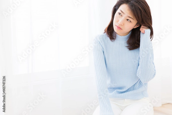 Fototapeta 疲れた女性