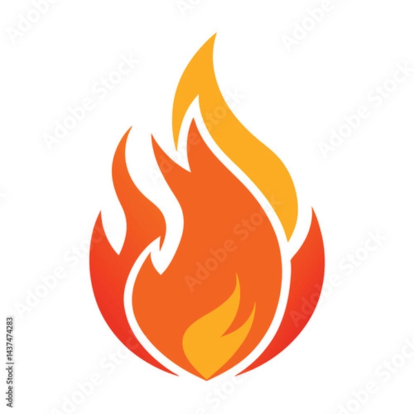 Obraz fire flame icon