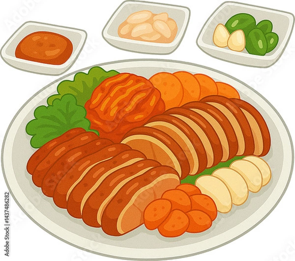 Fototapeta 코리아푸드 한식