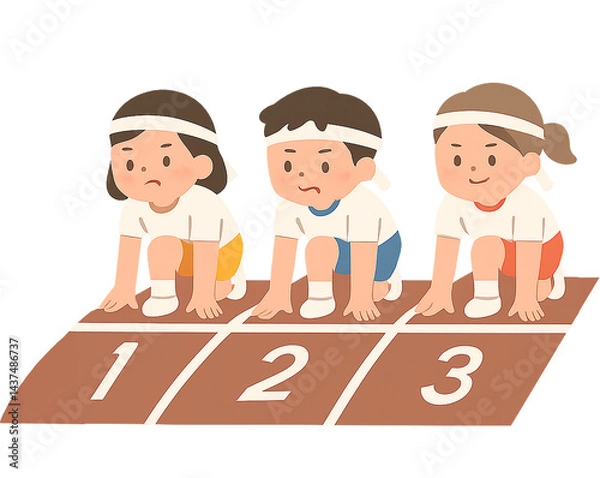 Fototapeta 체육대회 운동회