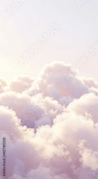 Obraz Dreamy Skies Collection, sky, cloud, blue, clouds, nature, white, day, weather, cloudscape, sun, light, heaven, cloudy, cumulus, air, fluffy, summer, atmosphere, bright, abstract, beautiful, meteorolo