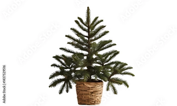 Obraz palm tree isolated on white