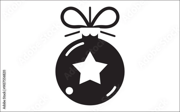 Fototapeta butterfly on a white background christmas