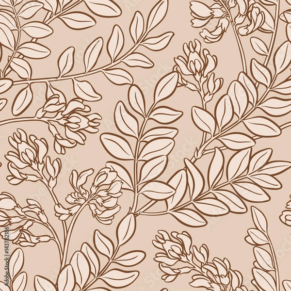 Fototapeta astragalus vector pattern