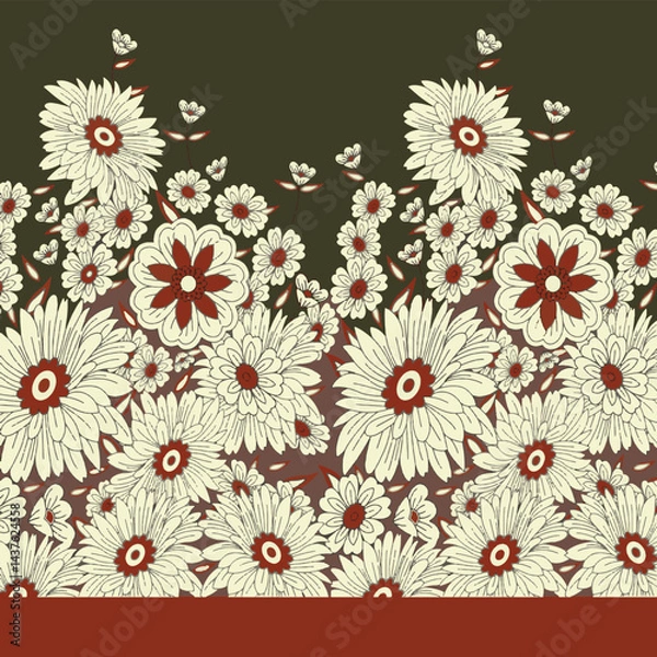 Obraz abstract floral background