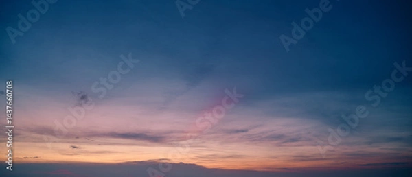 Obraz sunset in the sky