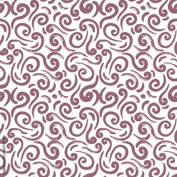 Fototapeta Seamless pattern with a simple abstract drawing. Vector illustration.