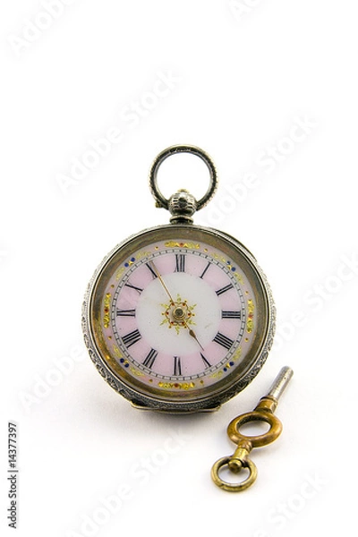 Obraz Antique Watch with Key