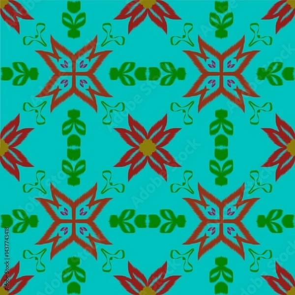 Obraz seamless pattern with flowers