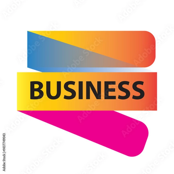 Fototapeta Colorful Business Logo Design for Modern Brand Identity.