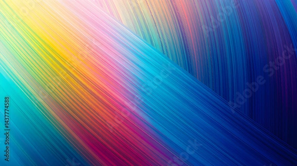 Obraz Abstract hand painted colorful background. AI generated image, ai.