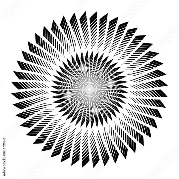 Obraz Основные RGB op art creative pattern, symbol, vector design element