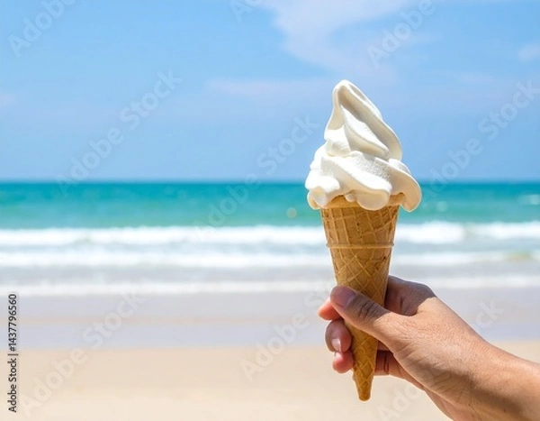 Obraz Eis am Strand