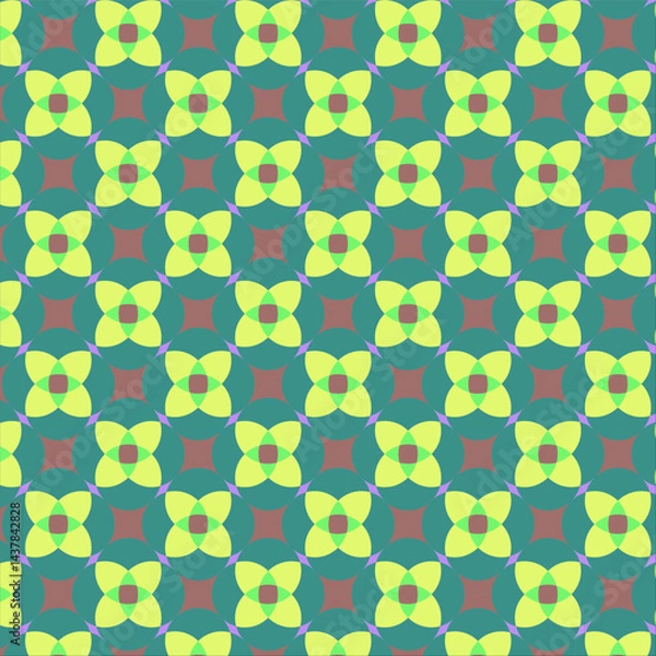 Obraz Geometric Vector Pattern 5 for wrapper design, packaging or printing on textiles, clothes