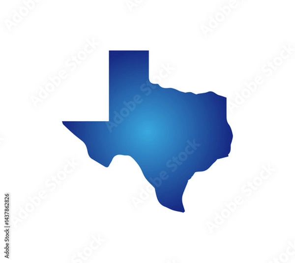 Fototapeta Texas logo dallas star vector image