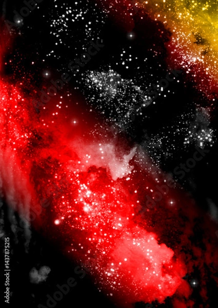 Fototapeta galaxy in a free space.