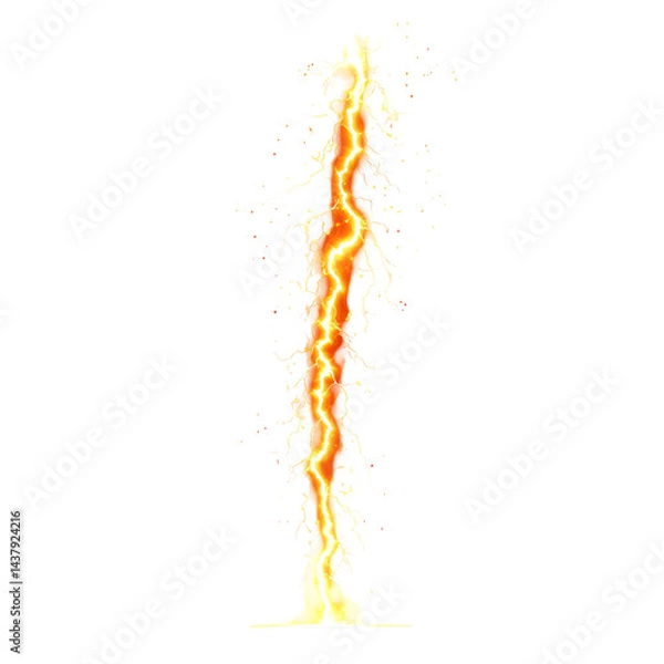 Fototapeta Vertical abstract flame pattern background