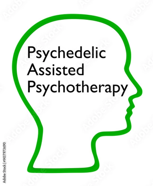 Obraz Psychedelic Assisted Psychotherapy concept