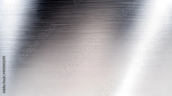Fototapeta Close-up view of a polished metallic surface.