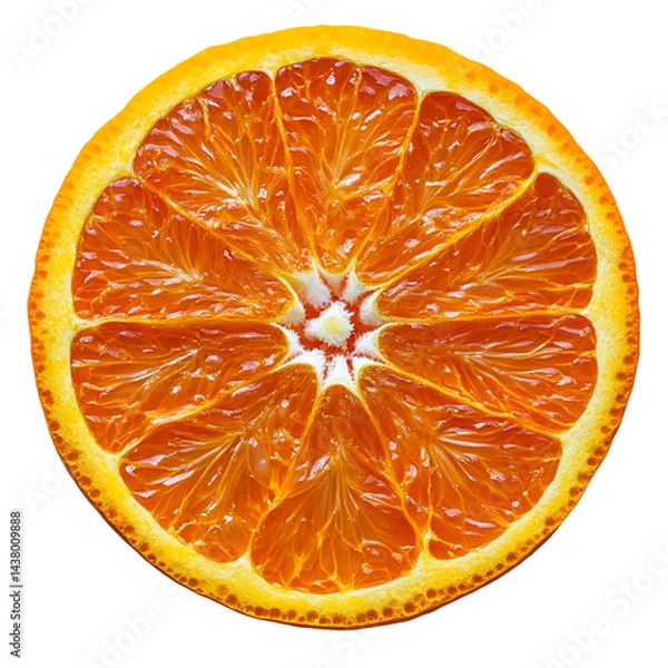 Obraz Close up orange slice visuals
