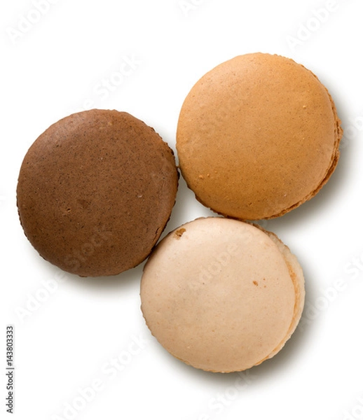 Obraz Colored three macarons