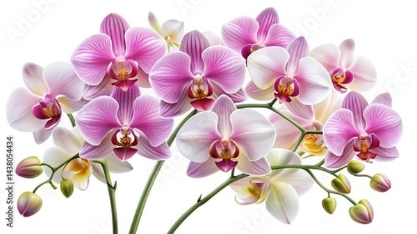 Fototapeta orchid isolated on white background