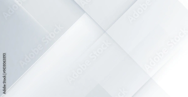 Fototapeta Modern geometric background texture design. tone white and gray color abstract simple style. space concept. for creative. tamplate posters, banner.