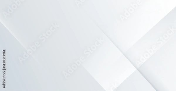 Fototapeta Modern geometric background texture design. tone white and gray color abstract simple style. space concept. for creative. tamplate posters, banner.