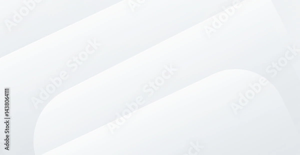 Fototapeta Modern geometric background texture design. tone white and gray color abstract simple style. space concept. for creative. tamplate posters, banner.