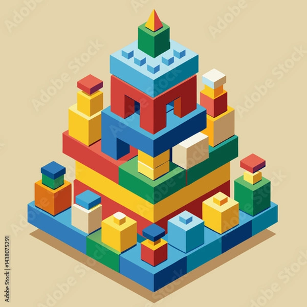 Obraz toy building blocks
