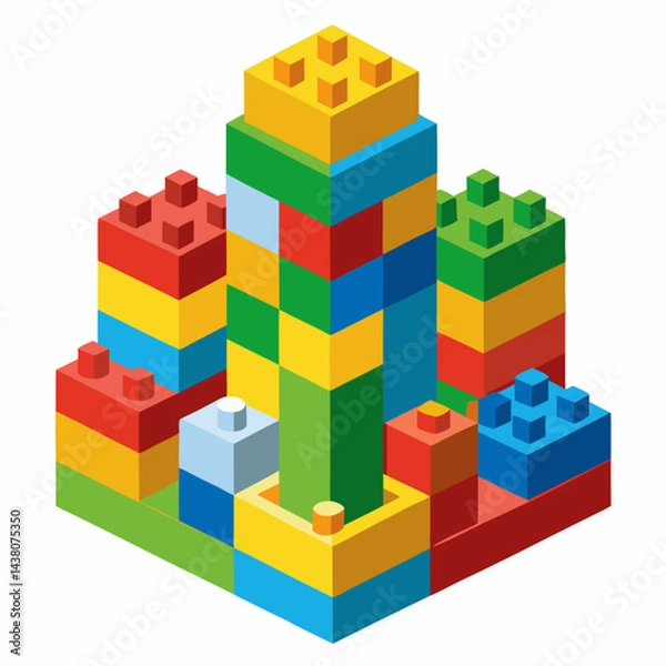 Fototapeta toy building blocks