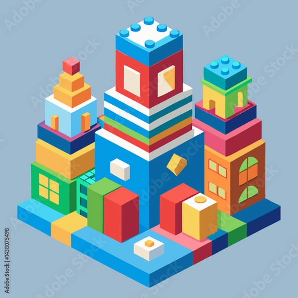 Obraz toy building blocks