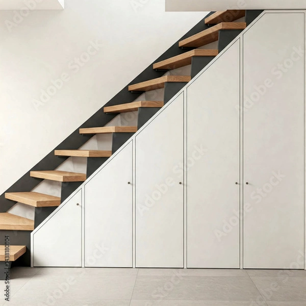 Obraz under stair storage ideas