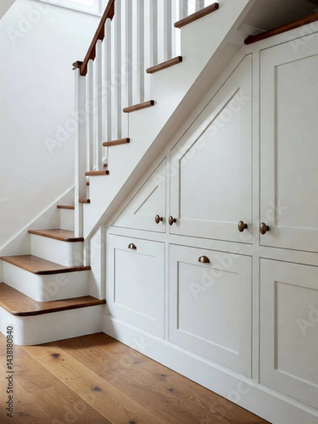 Obraz under stair storage ideas