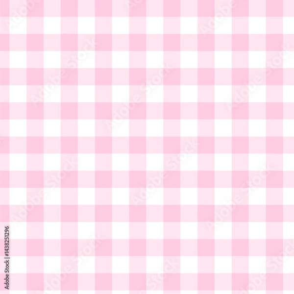 Obraz Pastel color gingham check seamless pattern design