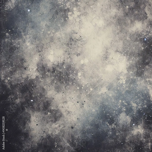 Fototapeta Textured gray clouds swirl and blend, creating a dramatic abstract backdrop. Generative AI.