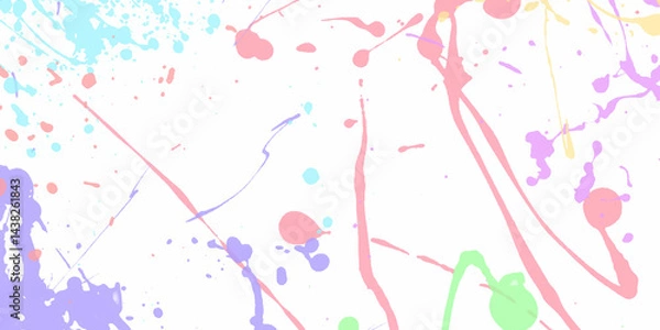 Fototapeta Abstract design grunge wall highly detailed textured with colorful paper background. Neutral light colored empty space background illustration. Art watercolor background for wallpaper design. vector. 