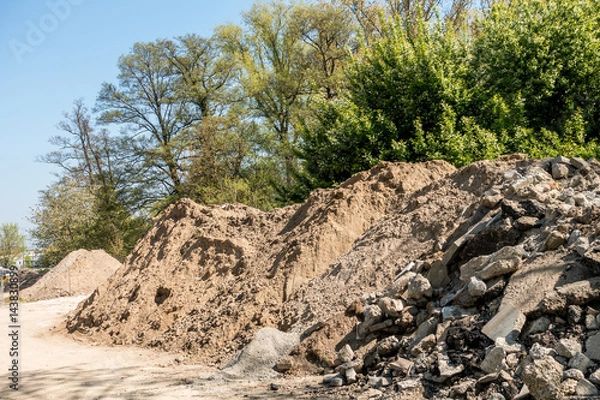 Fototapeta Baumaterial