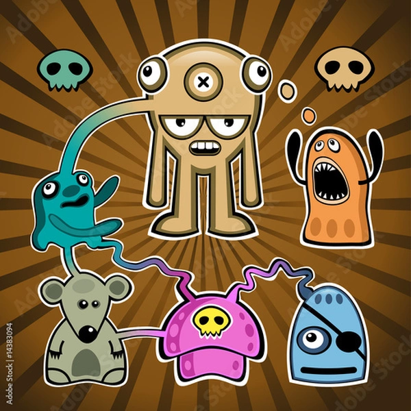 Obraz mushrooms guys