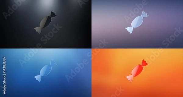 Obraz Candy S 3d Icon
