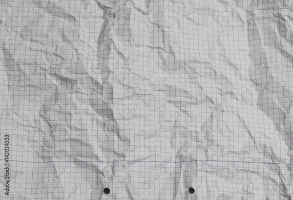 Obraz Square Lined paper crumpled texture