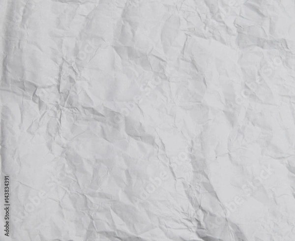 Obraz White crumpled paper Texture