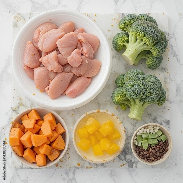 Obraz meat and vegetables