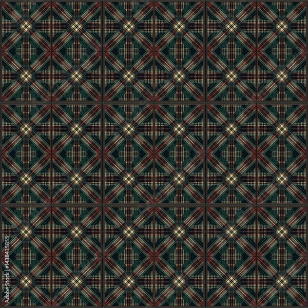 Fototapeta plaid pattern for textile design