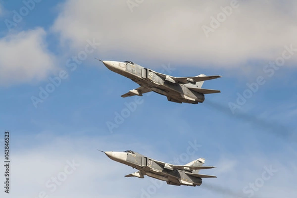 Obraz two russian fighters su-24