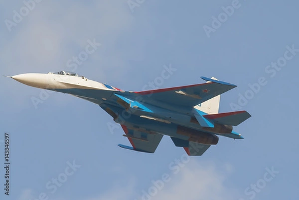 Obraz russian fighter su-27