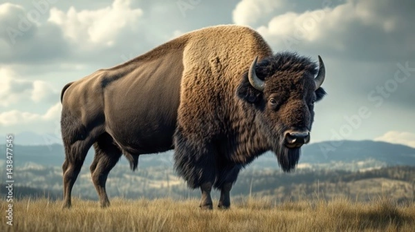 Fototapeta Bison nature image