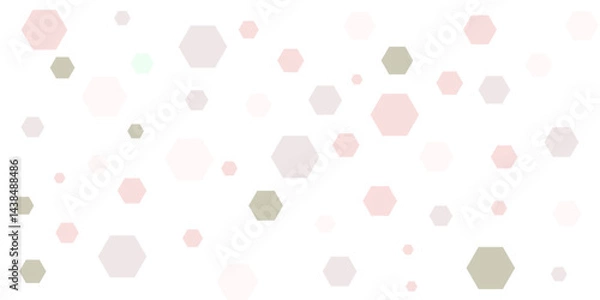Obraz 
 Luxury colorful pastel honeycomb pattern abstract background. Colorful 3d geometric texture illustration Medical design, dot clusters, Polygonal background, Vector illustration.