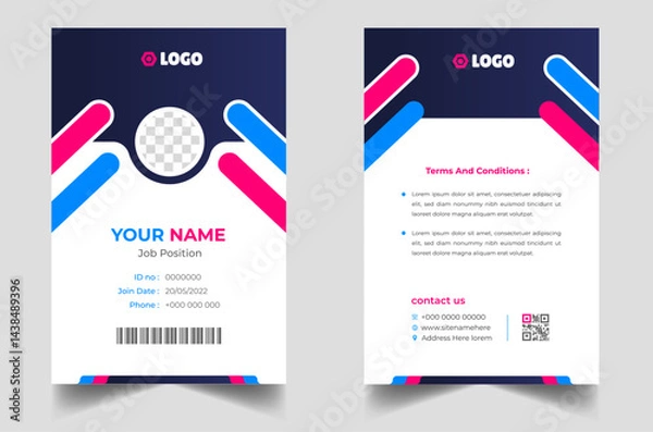 Obraz Professional Employee ID Card Design